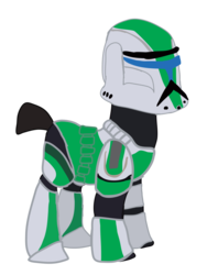 Size: 768x1024 | Tagged: safe, artist:ripped-ntripps, pony, armor, clone, clone trooper, clone wars, ponified, republic commando, simple background, solo, star wars, transparent background