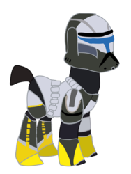 Size: 768x1024 | Tagged: safe, artist:ripped-ntripps, pony, armor, clone, clone trooper, clone wars, ponified, republic commando, simple background, solo, star wars, transparent background