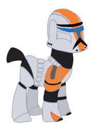 Size: 768x1024 | Tagged: safe, artist:ripped-ntripps, pony, armor, clone, clone trooper, clone wars, ponified, republic commando, simple background, solo, star wars, transparent background