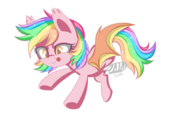 Size: 3000x2000 | Tagged: safe, artist:faudal, oc, oc only, oc:paper stars, bat pony, pony, amputee, bandage, ear fluff, female, high res, mare, tongue out, underhoof