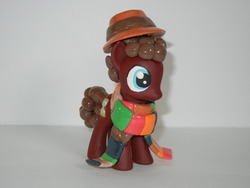 Size: 4000x3000 | Tagged: safe, artist:silverband7, doctor whooves, time turner, earth pony, pony, g4, clothes, craft, customized toy, doctor who, fourth doctor, fourth doctor's scarf, hat, irl, photo, ponified, scarf, solo, striped scarf, the doctor, toy