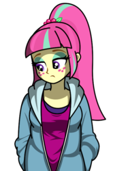 Size: 431x648 | Tagged: safe, artist:rosemile mulberry, sour sweet, equestria girls, g4, my little pony equestria girls: friendship games, clothes, female, freckles, sad, simple background, solo, white background