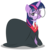 Size: 2758x3000 | Tagged: safe, artist:brony-works, twilight sparkle, alicorn, pony, g4, three's a crowd, female, glasses, harry potter (series), high res, mare, simple background, solo, transparent background, twilight sparkle (alicorn), vector