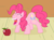 Size: 1500x1111 | Tagged: dead source, safe, artist:php47, pinkie pie, bats!, g4, apple, female, food, scene interpretation, solo