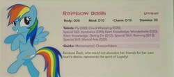 Size: 1323x587 | Tagged: safe, rainbow dash, g4, my little pony: tails of equestria, official, text