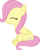 Size: 3611x4500 | Tagged: safe, artist:agrol, artist:slb94, fluttershy, when you're a filly, g4, absurd resolution, cute, eyes closed, female, filly, filly fluttershy, folded wings, happy, shyabetes, simple background, sitting, smiling, solo, transparent background, vector, younger