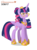 Size: 2048x2732 | Tagged: safe, artist:cinnamon-swirls, twilight sparkle, alicorn, pony, g4, alternate hairstyle, female, glasses, heart, high res, older, simple background, solo, transparent background, twilight sparkle (alicorn)