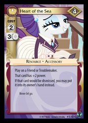 Size: 358x500 | Tagged: safe, enterplay, rarity, pony, unicorn, defenders of equestria, g4, my little pony collectible card game, ppov, card, ccg, clothes, costume, female, hat, mare, merchandise, raristocrat, rose dewitt bukater, solo, titanic