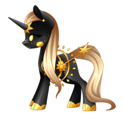 Size: 2099x1959 | Tagged: safe, artist:scarlet-spectrum, oc, oc only, pony, unicorn, commission, ear piercing, earring, female, jewelry, mare, piercing, simple background, solo, transparent background, yellow eyes