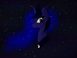 Size: 1280x960 | Tagged: safe, artist:thefloatingtree, princess luna, alicorn, pony, g4, female, solo, space