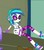 Size: 237x270 | Tagged: safe, screencap, aqua blossom, dj pon-3, scott green, vinyl scratch, equestria girls, g4, my little pony equestria girls: rainbow rocks, background human, clothes, fingerless gloves, glasses, gloves, hair, hat, headphones, leggings, pants, shoes, skirt, smiling, sneakers