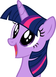 Size: 3254x4500 | Tagged: safe, artist:slb94, twilight sparkle, alicorn, pony, unicorn, g4, cute, excited, female, high res, mare, simple background, solo, transparent background, twilight sparkle (alicorn), vector
