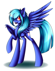 Size: 3800x4900 | Tagged: safe, artist:snowbunny0820, oc, oc only, oc:snowbunny, pegasus, pony, absurd resolution, female, mare, raised hoof, simple background, solo, transparent background