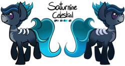 Size: 1024x543 | Tagged: safe, artist:crownedspade, oc, oc only, oc:saturnine celestial, original species, male, reference sheet, solo, stallion