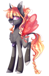Size: 1468x2251 | Tagged: safe, artist:huirou, oc, oc only, oc:lexi, pony, unicorn, chest fluff, colored pupils, female, glimmer wings, mare, simple background, solo, sparkly wings, transparent background