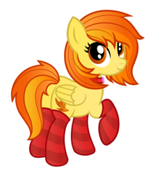 Size: 2000x2274 | Tagged: safe, artist:rish--loo, oc, oc only, pony, clothes, high res, simple background, socks, solo, striped socks, transparent background