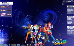 Size: 3840x2400 | Tagged: safe, artist:trungtranhaitrung, rainbow dash, ladybug, equestria girls, g4, blizzard entertainment, bloom (winx club), crossover, crush 40, hasbro, high res, lauren faust, logo, male, miraculous ladybug, nintendo switch, one ok rock, overwatch, playstation 4, rainbow s.r.l, scout (tf2), sega, sonic chronicles x, sonic the hedgehog, sonic the hedgehog (series), steam, team fortress 2, tracer, valve, winx club, xbox, zagtoon