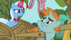 Size: 1280x720 | Tagged: safe, screencap, snails, snips, trixie, pony, unicorn, g4, magic duel, colt, male