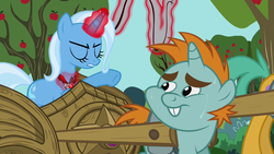 Size: 1280x720 | Tagged: safe, screencap, snails, snips, trixie, pony, unicorn, g4, magic duel, colt, male