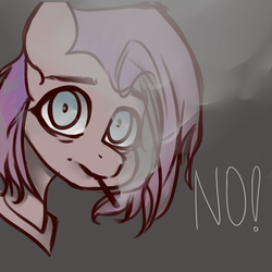 Size: 2000x2000 | Tagged: safe, artist:dayana, oc, oc only, oc:muuna, pony, big eyes, high res, no, smoking, solo