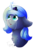 Size: 556x784 | Tagged: safe, artist:twinkepaint, princess luna, pony, g4, bust, crying, female, filly, magic, portrait, simple background, solo, transparent background, woona, younger