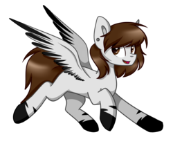 Size: 1614x1360 | Tagged: safe, artist:despotshy, oc, oc only, pegasus, pony, female, mare, simple background, solo, stripes, transparent background