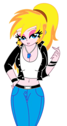 Size: 966x1811 | Tagged: safe, artist:cbear624, oc, oc only, oc:sinfonia krystal, equestria girls, g4, looking at you, new design, simple background, solo, transparent background