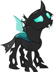 Size: 6400x8462 | Tagged: safe, artist:chainchomp2, thorax, changeling, g4, the times they are a changeling, .svg available, absurd resolution, male, sad, simple background, solo, transparent background, vector