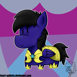 Size: 2500x2500 | Tagged: safe, artist:heartpallete, oc, oc only, oc:paladin colt, pony, armor, cute, high res, royal guard, smolpone, solo