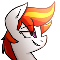 Size: 2618x2618 | Tagged: safe, artist:themodpony, oc, oc only, oc:sunny flare, pony, bust, female, high res, mare, portrait, solo