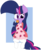 Size: 1280x1559 | Tagged: safe, artist:hattsy, twilight sparkle, pony, g4, :p, bipedal, clothes, cute, dress, female, solo, stockings, thigh highs, tongue out, twiabetes