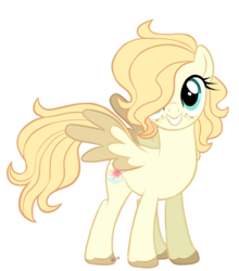 Size: 800x911 | Tagged: safe, artist:sugahfox, oc, oc only, oc:vanilla breeze, pegasus, pony, female, mare, simple background, smiling, solo, transparent background