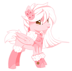 Size: 681x669 | Tagged: safe, artist:sorasku, oc, oc only, pegasus, pony, boots, clothes, female, mare, scarf, simple background, solo, tongue out, transparent background