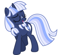 Size: 6806x6462 | Tagged: safe, artist:estories, oc, oc only, oc:silverlay, original species, pony, umbra pony, unicorn, g4, absurd resolution, eyes closed, female, mare, simple background, solo, transparent background, vector