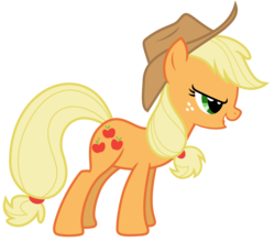 Size: 4817x4234 | Tagged: safe, artist:estories, applejack, earth pony, pony, g4, absurd resolution, female, simple background, solo, transparent background, vector