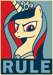 Size: 2400x3380 | Tagged: safe, artist:azdaracylius, princess cadance, g4, female, high res, hope poster, solo