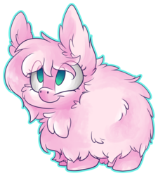 Size: 4865x5396 | Tagged: safe, artist:cutepencilcase, oc, oc only, oc:fluffle puff, pony, absurd resolution, cute, ear fluff, female, flufflebetes, mare, ocbetes, simple background, smiling, solo, transparent background