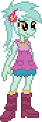 Size: 60x174 | Tagged: safe, artist:botchan-mlp, lyra heartstrings, equestria girls, g4, animated, blinking, cute, desktop ponies, female, gif, lyrabetes, pixel art, simple background, smiling, solo, sprite, standing, transparent background