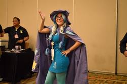 Size: 960x638 | Tagged: safe, artist:raecheveyc, trixie, human, g4, clothes, cosplay, costume, irl, irl human, photo