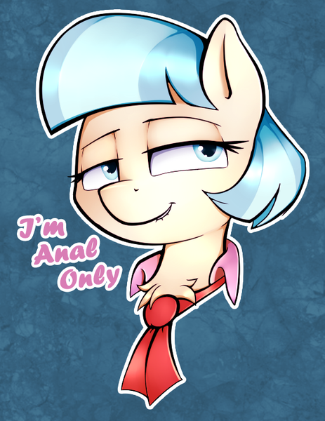 Coco Pommel Mlp Porn Games - 1381294 - suggestive, artist:neighday, coco pommel, earth pony, pony, anal  only, coco is an anal slut, collar, female, implied anal, lip bite, looking  at you, neck fluff, necktie, solo - Derpibooru