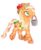 Size: 3000x3651 | Tagged: safe, artist:theshadowstone, applejack, crystal pony, earth pony, pony, g4, braid, braided tail, bucket, cowboy hat, crystallized, female, freckles, hat, high res, mouth hold, rainbow power, simple background, smiling, solo, stetson, transparent background