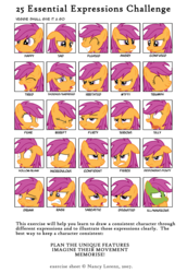 Size: 2364x3428 | Tagged: dead source, safe, artist:veggie55, scootaloo, pegasus, pony, g4, 25 expressions, angry, crying, expressions, female, green face, high res, older, older scootaloo, smiling, solo, tired, unamused