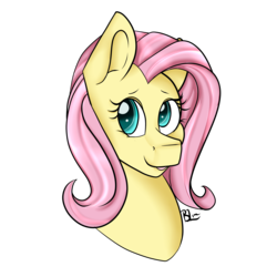 Size: 5000x5000 | Tagged: safe, artist:beashay, fluttershy, pony, g4, absurd resolution, bust, female, mare, portrait, simple background, solo, transparent background