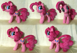 Size: 4003x2751 | Tagged: safe, artist:alicornparty, pinkie pie, g4, head tilt, high res, irl, photo, plushie, solo