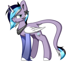 Size: 1629x1440 | Tagged: safe, artist:despotshy, oc, oc only, oc:magic storm, alicorn, pony, colored wings, female, mare, simple background, solo, transparent background