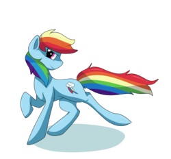 Size: 2800x2600 | Tagged: safe, artist:phobus-apollo, rainbow dash, earth pony, pony, g4, earth pony rainbow dash, female, high res, race swap, simple background, solo, transparent background
