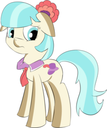 Size: 965x1153 | Tagged: safe, artist:brok-enwings, coco pommel, earth pony, pony, g4, female, floppy ears, simple background, solo, transparent background