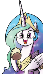 Size: 354x607 | Tagged: safe, edit, idw, princess celestia, alicorn, pony, g4, spoiler:comic, background removed, female, mare, simple background, solo, transparent background