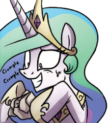 Size: 441x501 | Tagged: safe, edit, idw, princess celestia, alicorn, pony, g4, spoiler:comic, background removed, female, mare, simple background, solo, transparent background