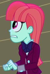 Size: 372x546 | Tagged: safe, screencap, melon mint, equestria girls, g4, my little pony equestria girls: friendship games, clothes, cropped, crystal prep academy uniform, female, school uniform, solo